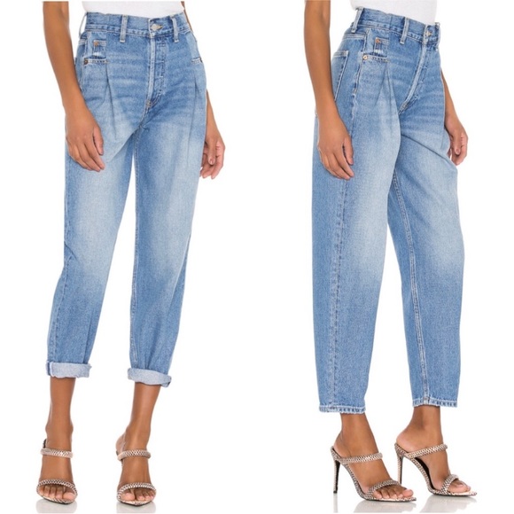 RE/DONE 40s Zoot Pleated high rise jeans - Picture 2 of 3